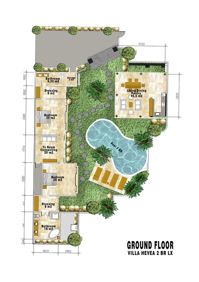 Hevea Villas Seminyak Exteriör bild
