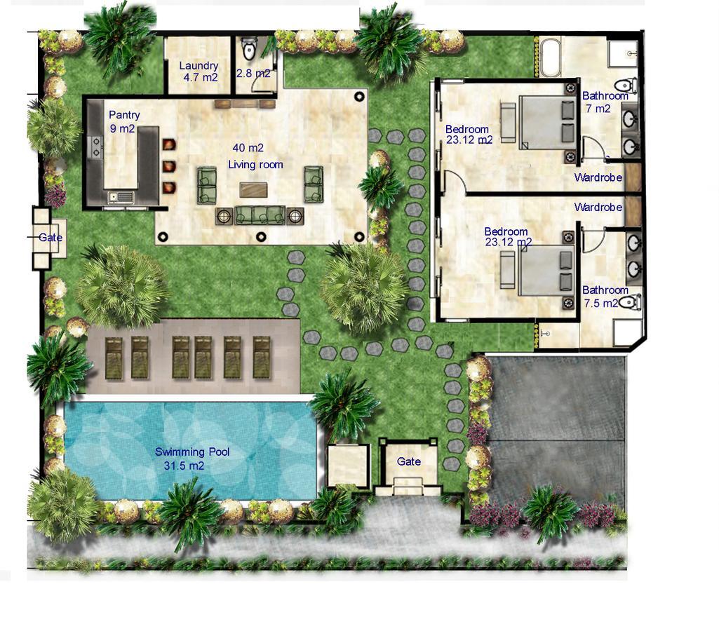 Hevea Villas Seminyak Exteriör bild