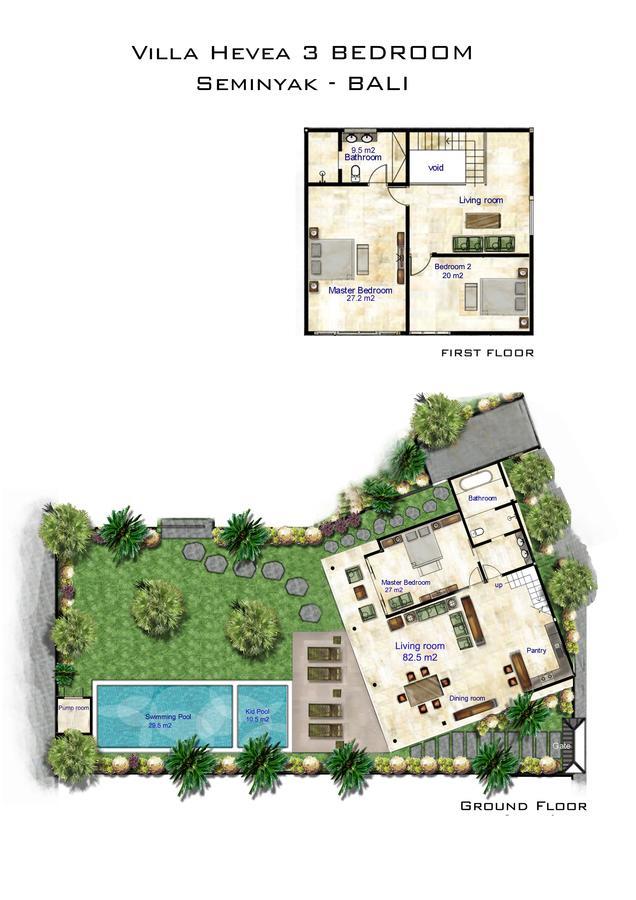 Hevea Villas Seminyak Exteriör bild